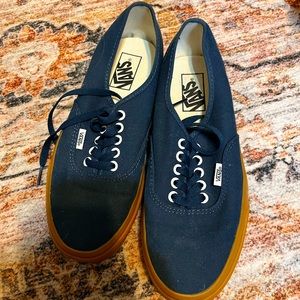 Teal vans never worn women’s 9/mens 7.5